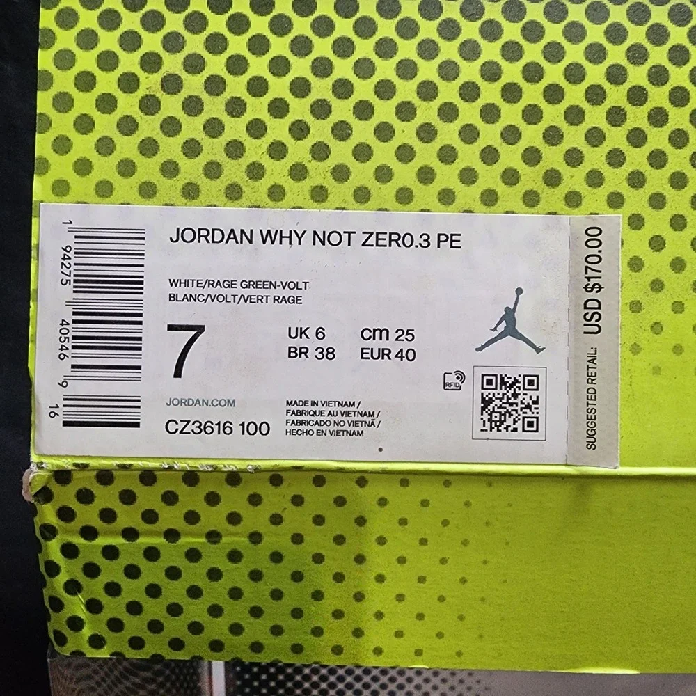 Jordan Why‎ Not Zero.3 PE